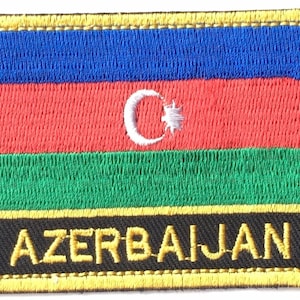 Aserbaidschan bestickt Nähen oder Aufbügler Abzeichen