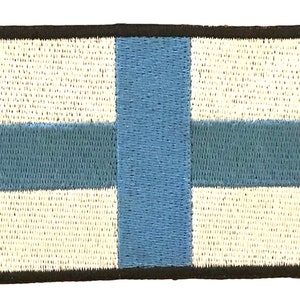 Marseille France Oblong Flag Embroidered Sew / Iron on Patch Badge (A)