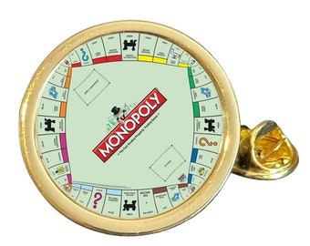 Odznaka Monopoly Gold Plated wypukła na klapę