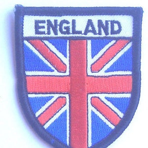 England Union Jack Flagge World Embroidered Patch Badge (A063E)