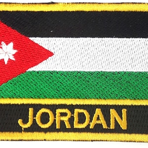 Jordan Embroidered Sew or Iron on Patch Badge