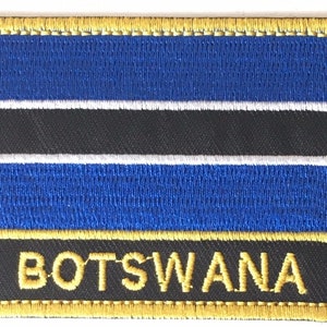 Botswana bestickt Nähen oder Aufbügler Abzeichen
