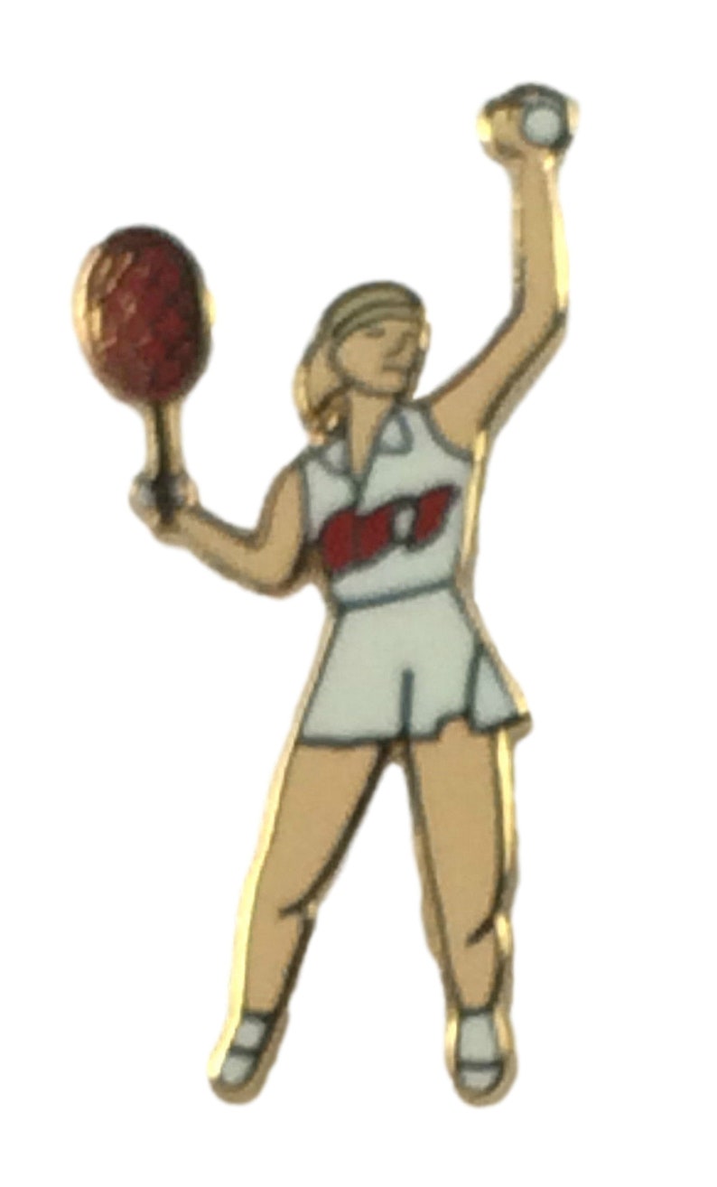 Tennis Player Female Hard Quality Enamel Lapel Pin Badge P060 Etsy UK