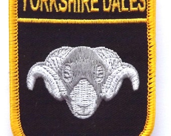 Yorkshire Dales Ram Flag World Embroidered Patch (A399)