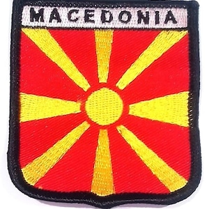 Macedonia Embroidered Patch