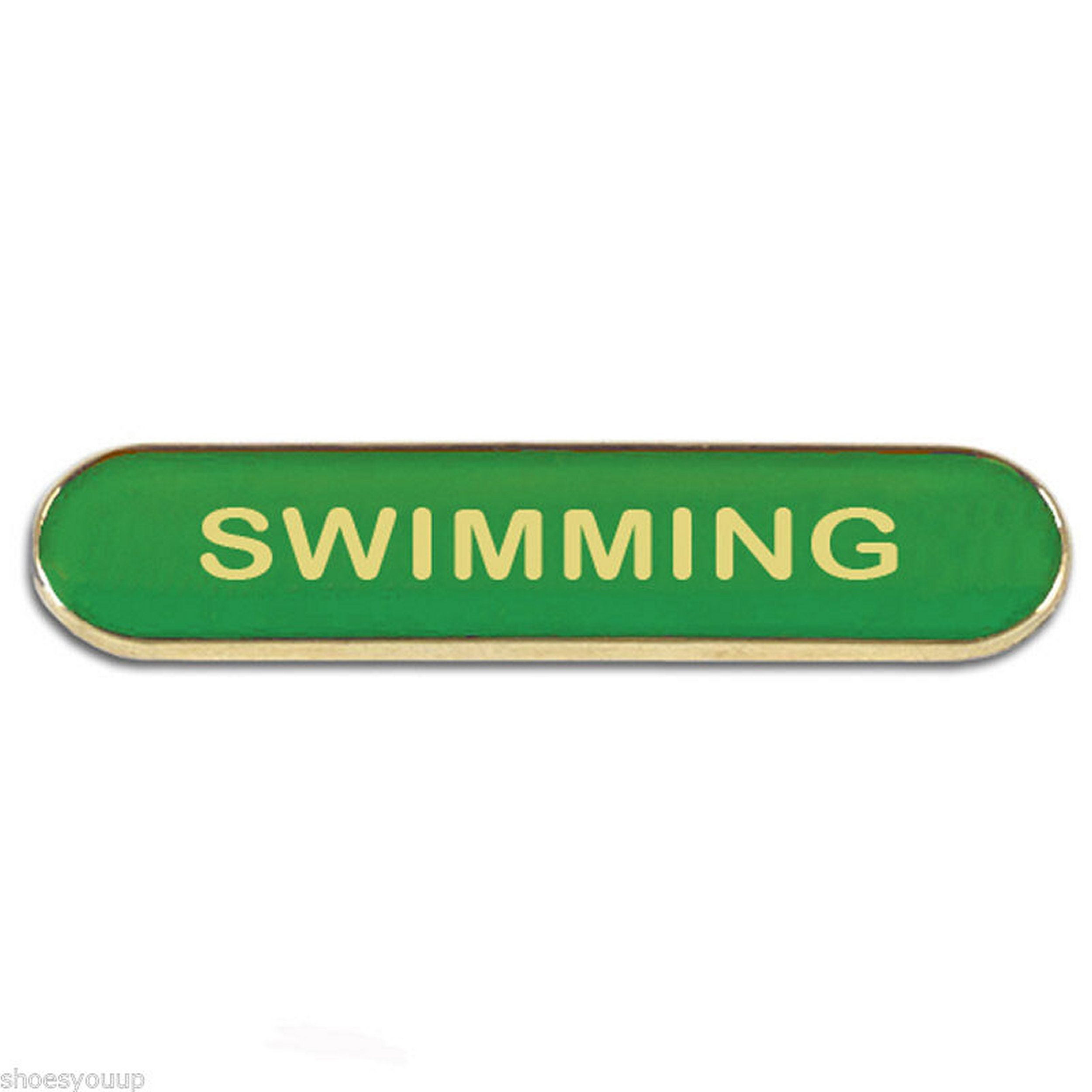 Green Swimming Badge Ideal for Schools Available in 4 Colours Etsy UK