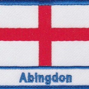 Abingdon England Town & City brodé à coudre sur patch badge