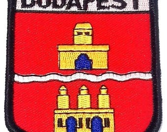 Patch brodé Budapest