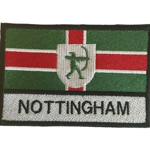 Nottingham Embroidered Sew or Iron on Patch (A)