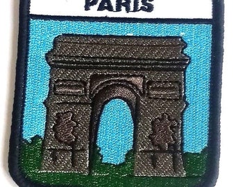 Paris Embroidered Patch