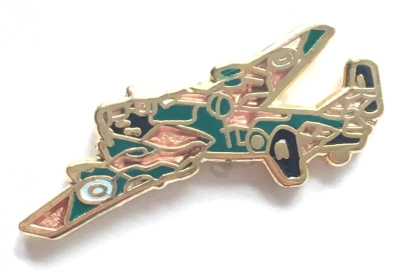 RAF Royal Air Force Jet Ejection Seat Danger Lapel Pin Badge