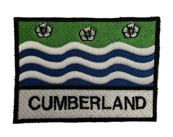 Cumberland Iron or Sew on Embroidered Patch (A)
