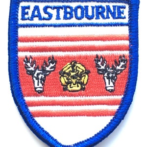 Eastbourne Crest England Embroidered Patch (A063)