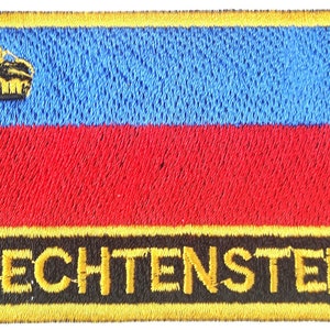 Liechtenstein  Embroidered Sew or Iron on Patch Badge
