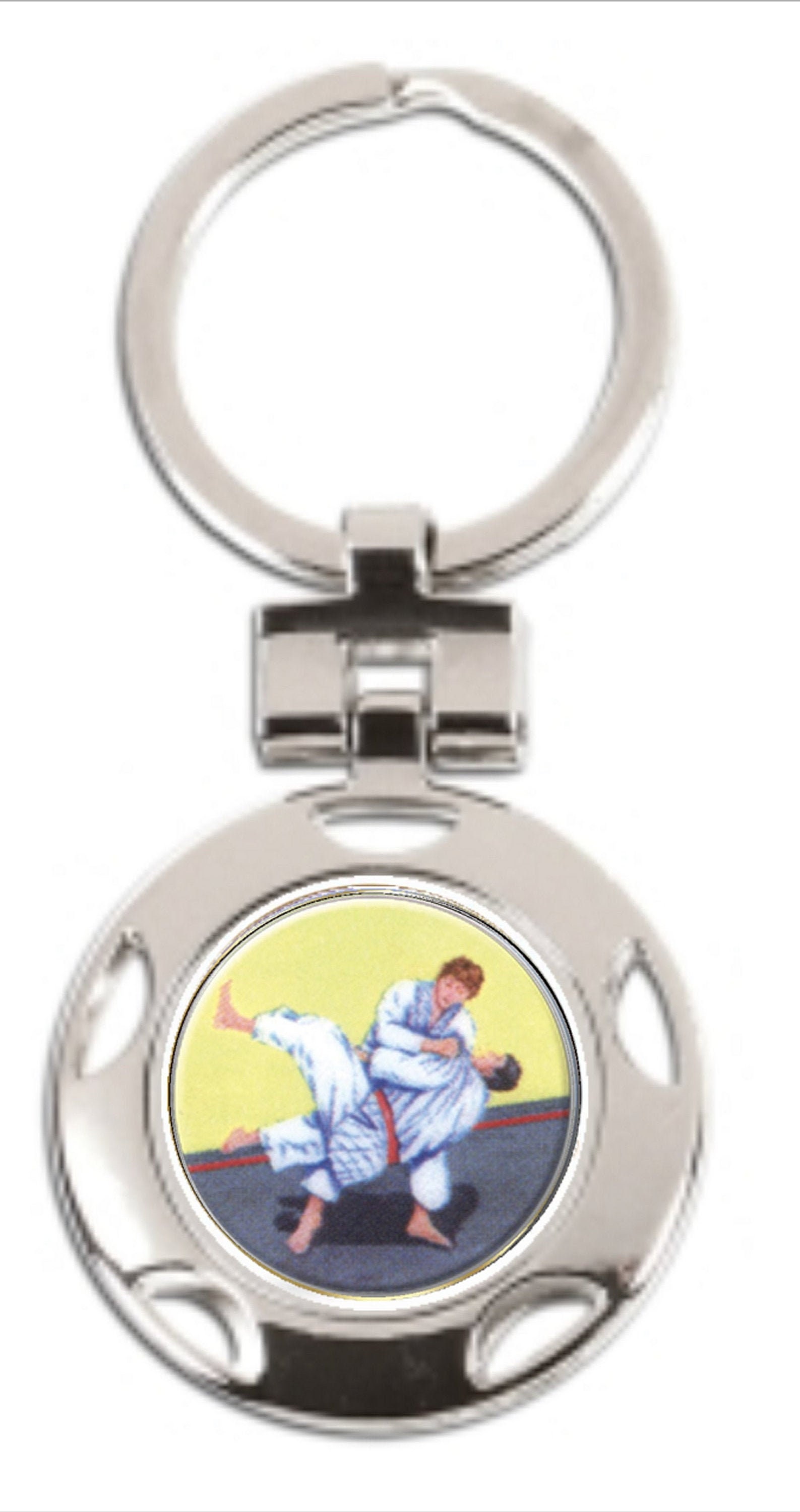 Martial Arts Match Award Round Keyring in gift box D Etsy