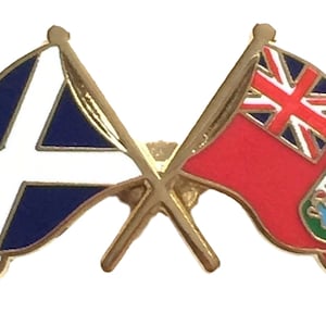 Great Britain GB Union Jack and Austria Friendship Flag Pin Badge 