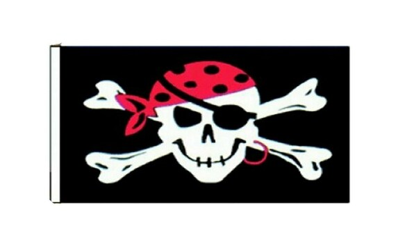 ONE EYED JACK PIRATE FLAG 5FT X 3FT 
