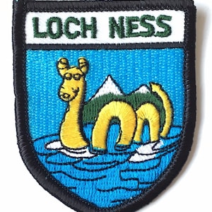Loch Ness Monster Scotland Embroidered Patch (AO63B)