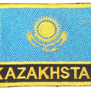 Kasachstan bestickt Nähen oder Aufbügler Abzeichen