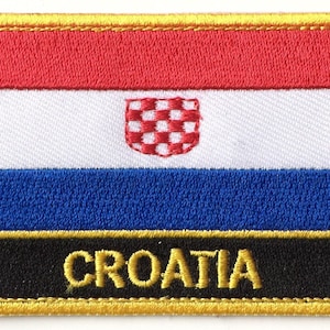 Kroatien bestickt Nähen oder Aufbügler Abzeichen