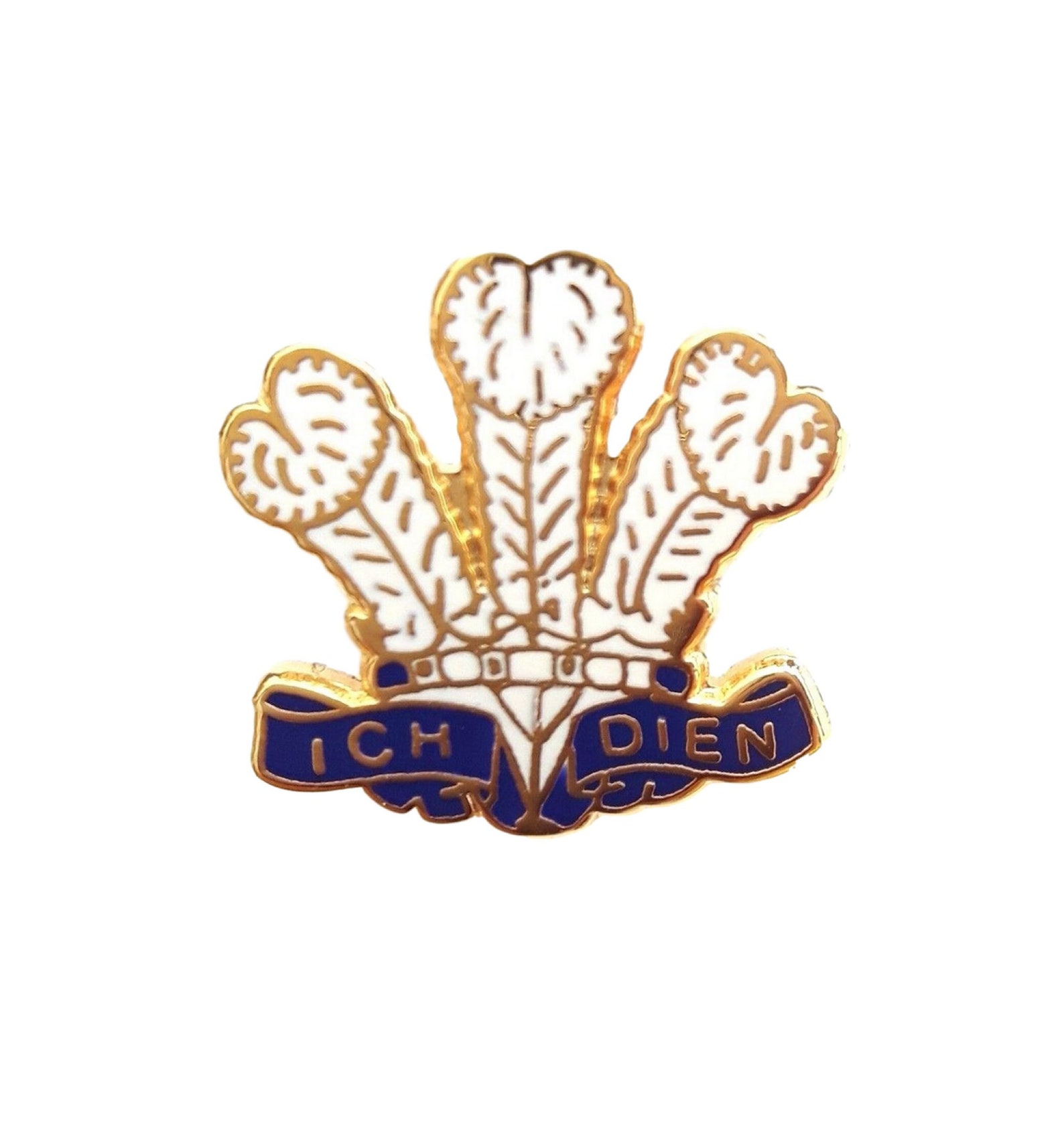 Prince of Wales Feathers White Enamel Badge and Prince of - Etsy