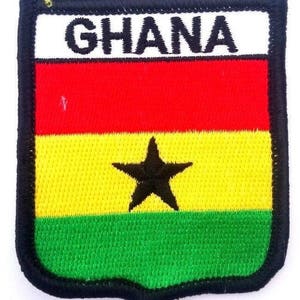 Ghana Embroidered Patch