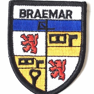 Braemar Scotland Embroidered Patch (AO63D)