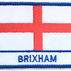 Brixham England Town & City brodé à coudre sur patch badge