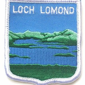 Patch ricamata Loch Lomond Scozia (AO63)