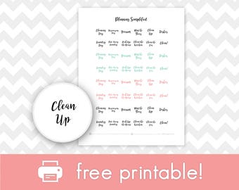 Free Printable Planner Stickers- Do Not Purchase This Listing - Check Description!