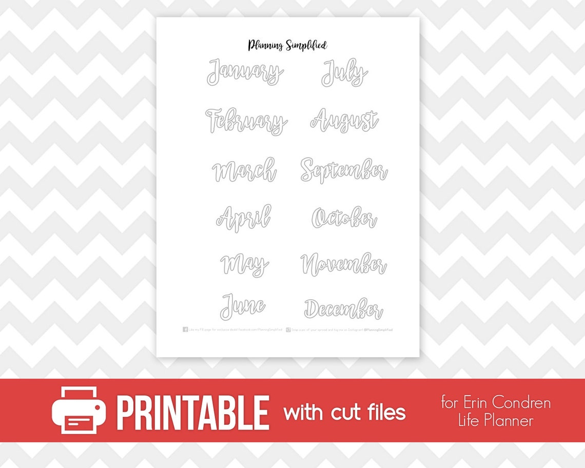 Printable Planner Stickers November Monthly View Pumpkins and | Etsy
