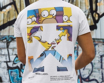 Off White T Shirt Etsy