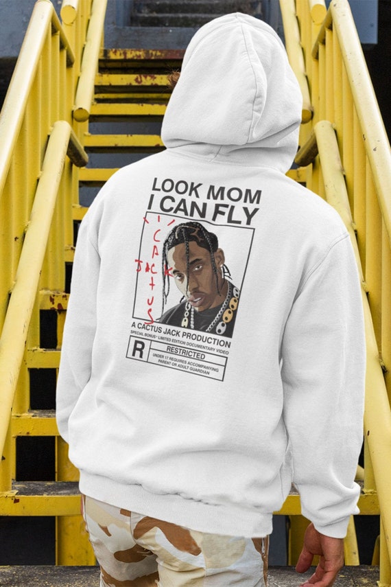 TravisScott Look Mom I Can Fly Hoodie S