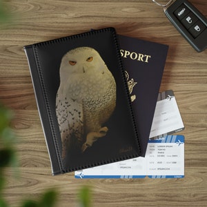 Snow Owl Passport Cover