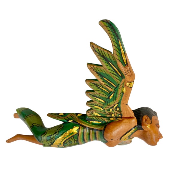 Hand Carved Flying Goddess Dewi Sri Spirit Chasers | 3 Colors Hand Carved Flying Goddess Dewi Sri Spirit Chasers | 3 Colors