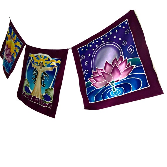Goddess Gaia Hand Batiked Wall Hangings Goddess Gaia Hand Batiked Wall Hangings