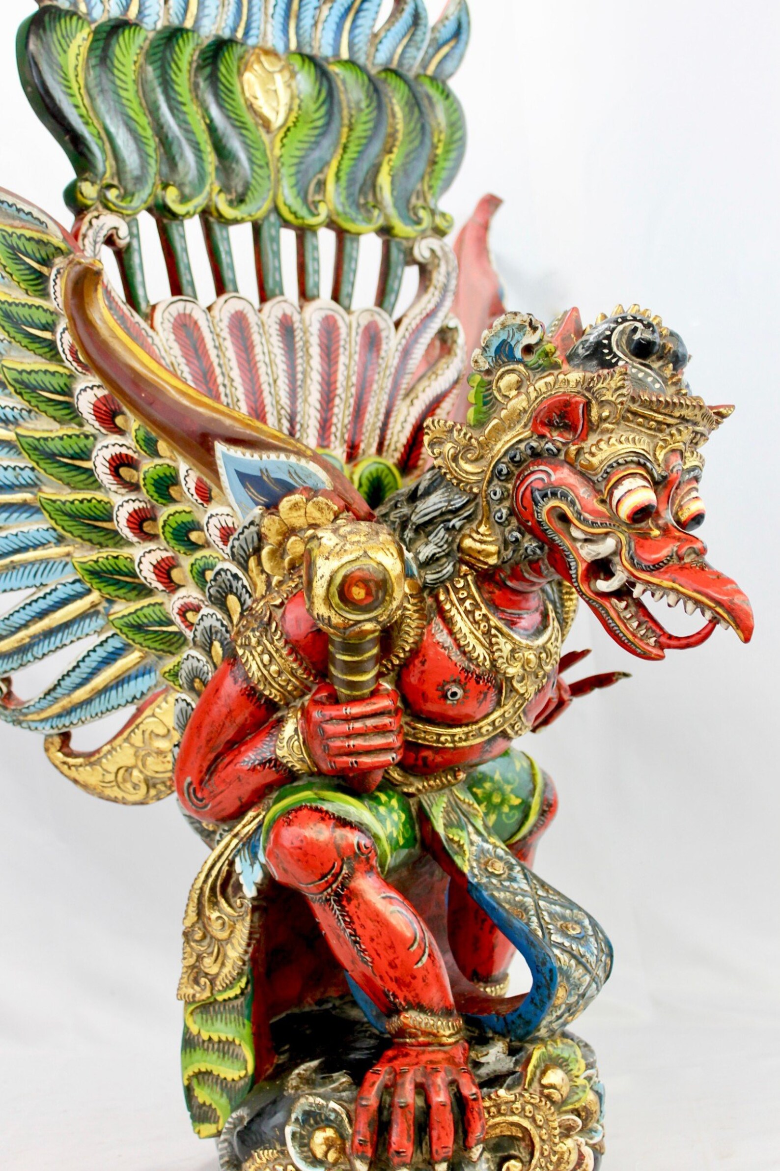 Garuda Statue Mount of Vishnu Balinese Hindu Art Sculpture Etsy