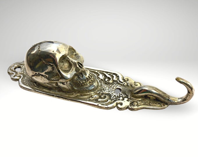 Skeleton Hand Coat Rack Gothic Human Skull Replica Skeleton Wall Coat Hook Key Towel Hook ...