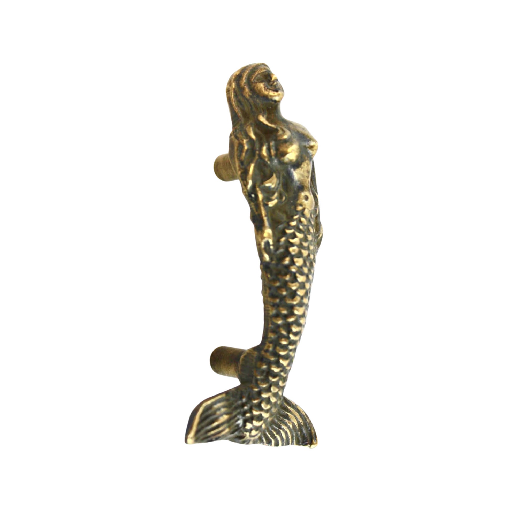 Brass Mermaid Handle 