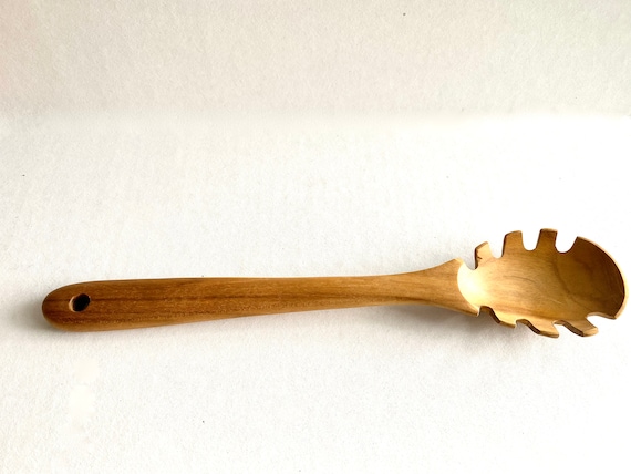 Wooden Spoon Wood Ladle Pasta Spoon Stir-fry Spatula Hand Carved