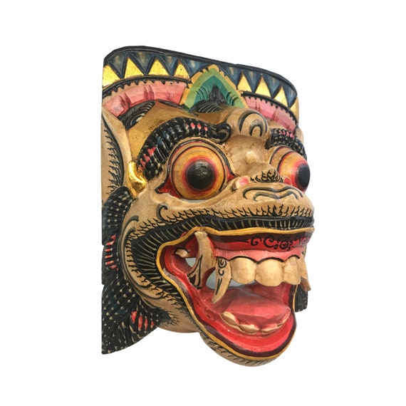 White Hanuman Mask the Monkey Balinese Topeng - Etsy
