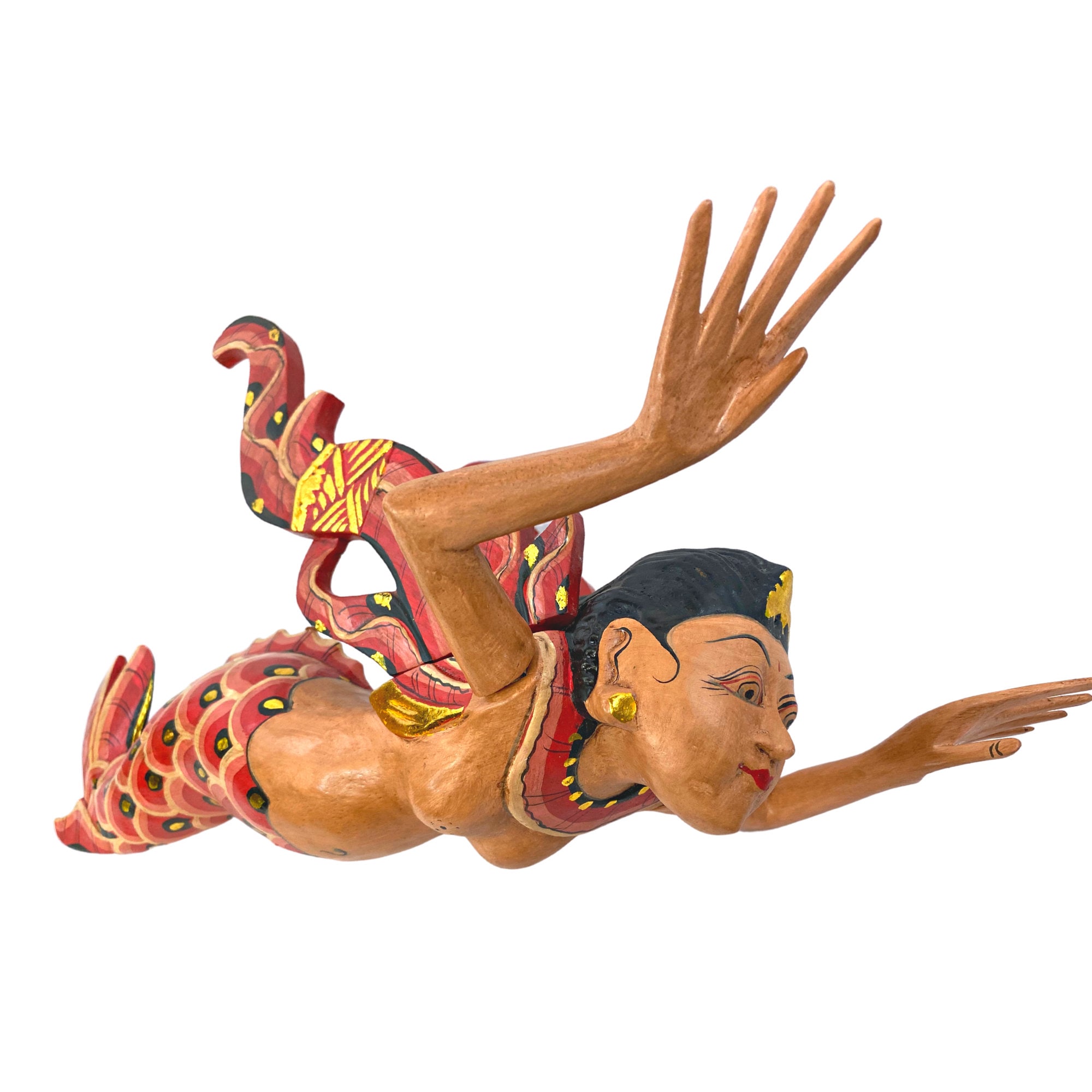 Hand Carved Flying Goddess Dewi Sri Spirit Chasers | 3 Colors Hand Carved Flying Goddess Dewi Sri Spirit Chasers | 3 Colors