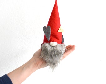 Valentine's day gnome/ Gnome/ Nordic gnome/ Valentine's day gift/ Cute gift for Valentine's day.