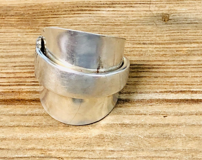 Featured listing image: Handmade Saddle Ring- Size 8.5