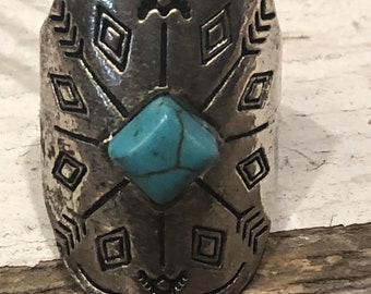Vintage Turquoise Ring Size 5