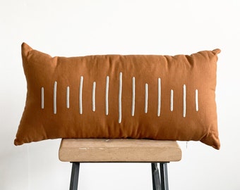 Burnt orange pillow | Etsy Woods decorative pillow tree pillow