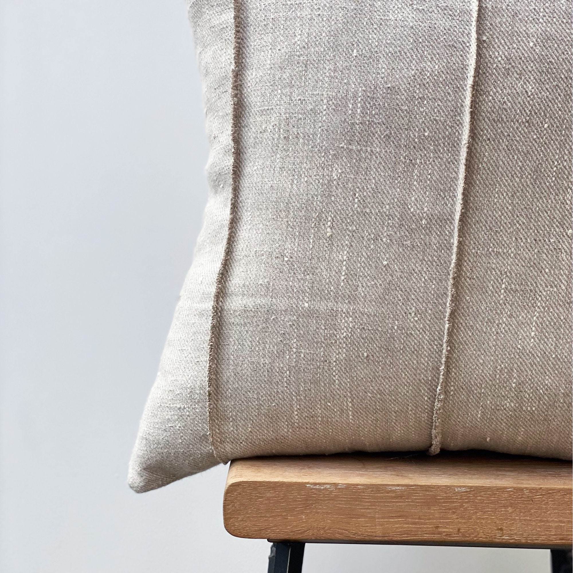 Eco Friendly Cushion Case 18x18inch Linen Square Pillow Etsy