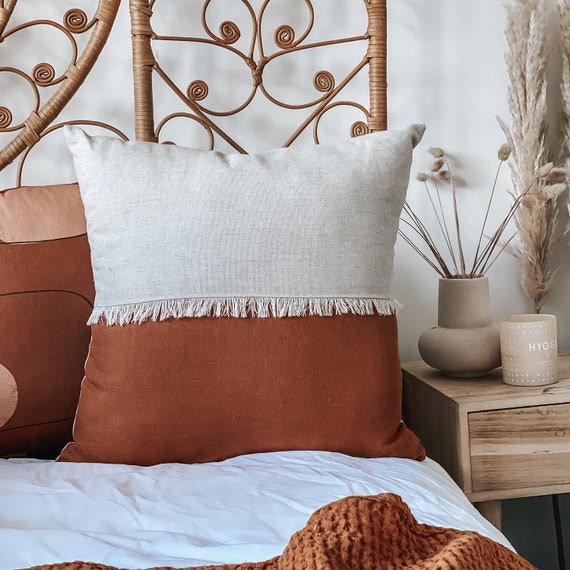 Handmade Sierra Linen Look Like Cushion Cover Pillow Case Home Sofa Bed Decor