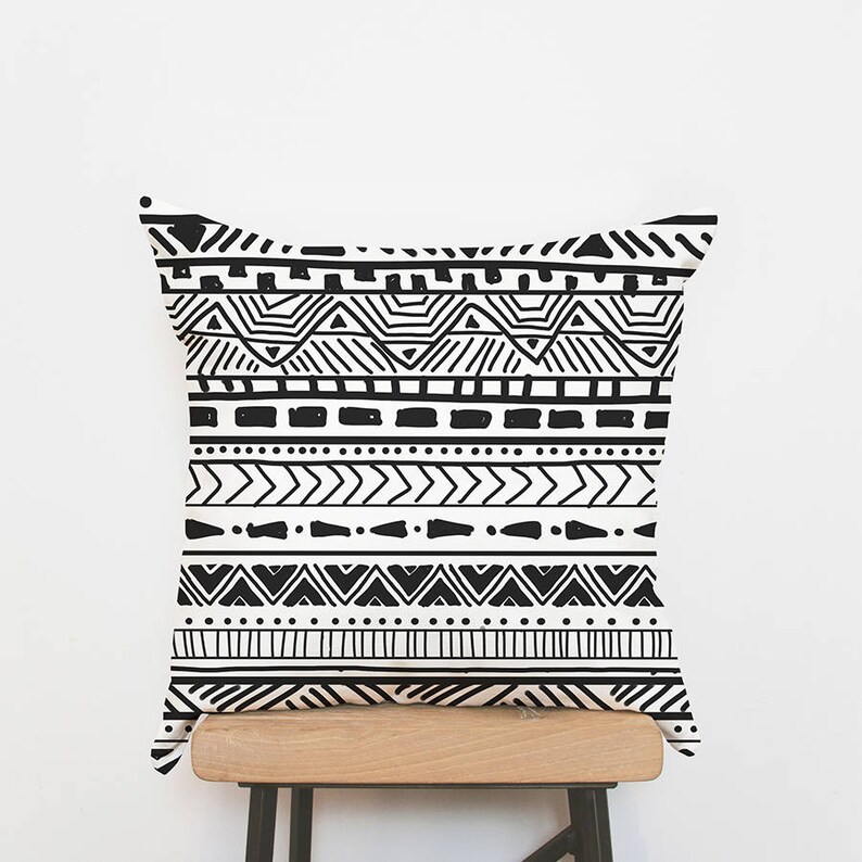 Boho Pillows Bohemian Cushion Aztec Tribal Throw Cushions Etsy