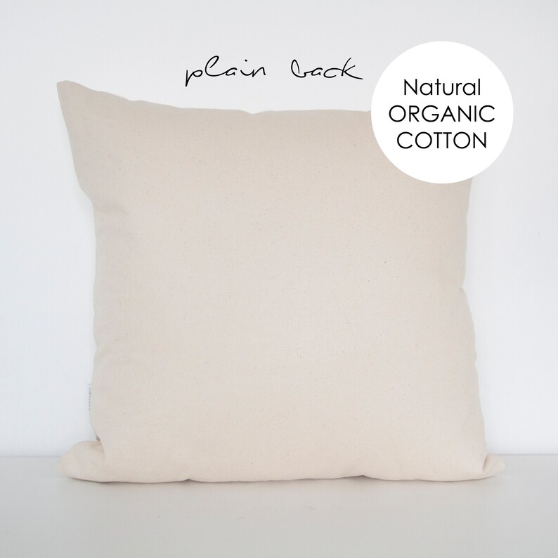 Outdoor Garden Cushion Cover Cotton Pillow Decorative Throw Etsy